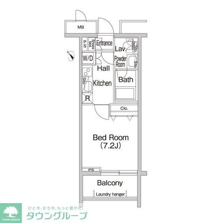 コンフォリア中落合の物件間取画像